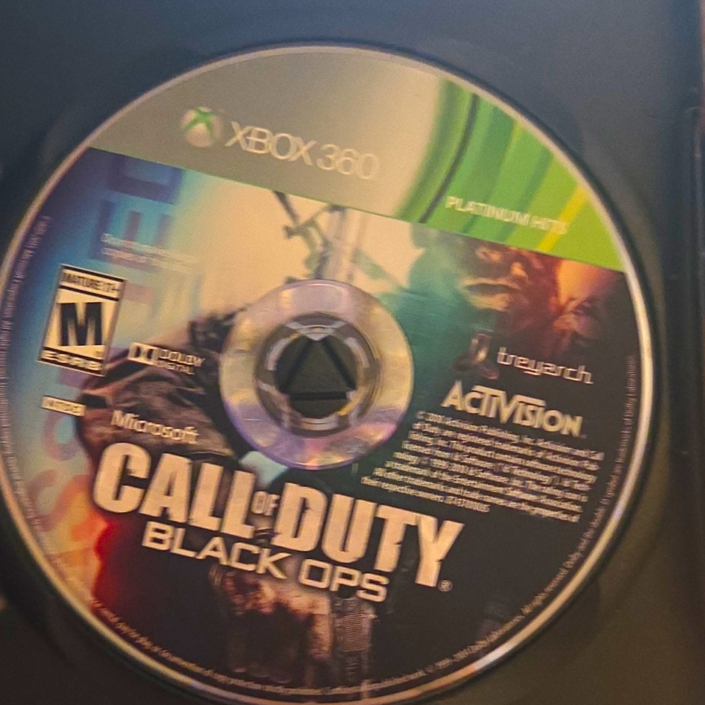 Activision Call of Duty: Black Ops Platinum Hits Disc Only Xbox 360 M
